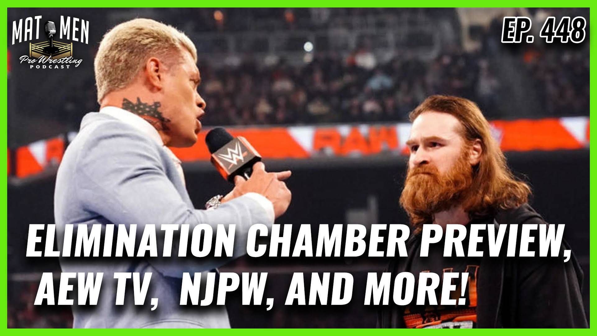 Mat Men: WWE Elimination Chamber & NJPW previews, ROH TV returning