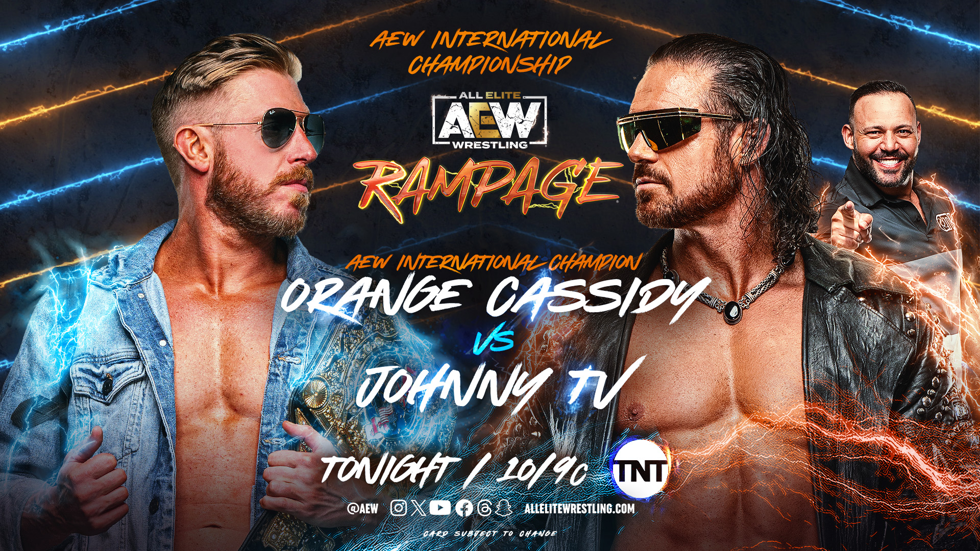 AEW Rampage live results: Orange Cassidy vs. Johnny TV International title match