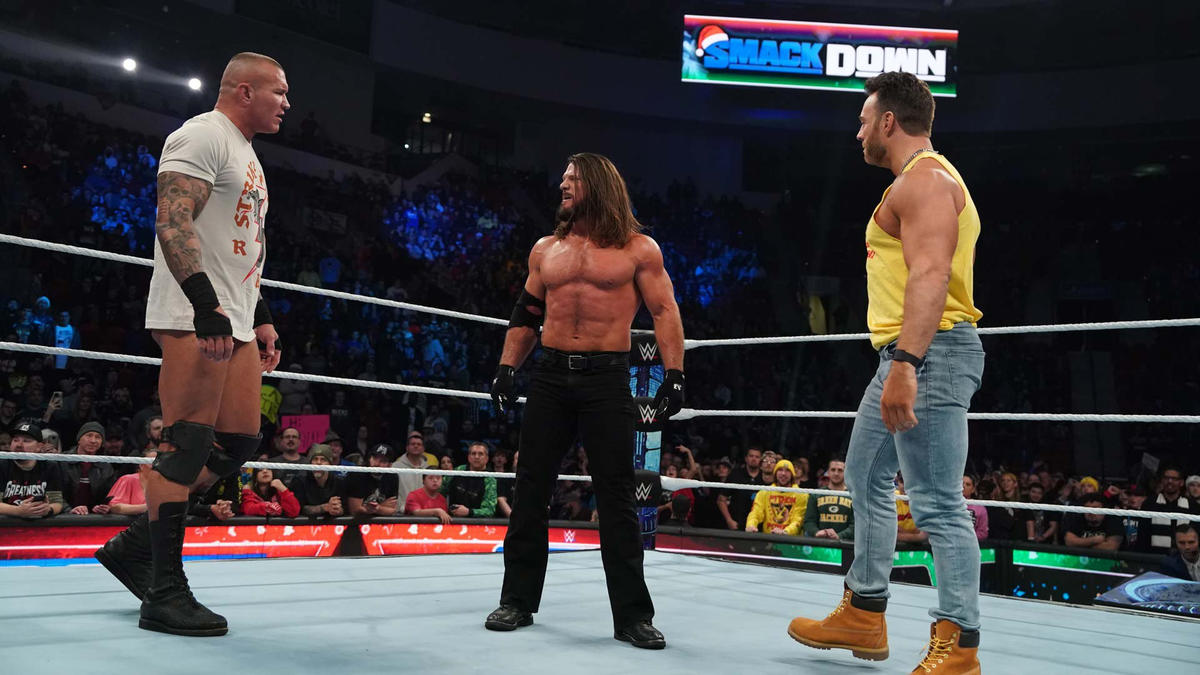 WWE SmackDown video highlights: AJ Styles, Randy Orton & LA Knight brawl