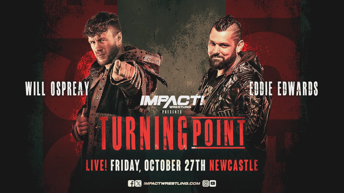 Will Ospreay to face Eddie Edwards at Impact Wrestling Turning Point