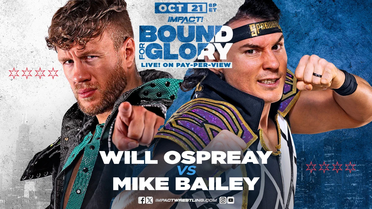 Will Ospreay to face ‘Speedball’ Mike Bailey at Impact Bound for Glory