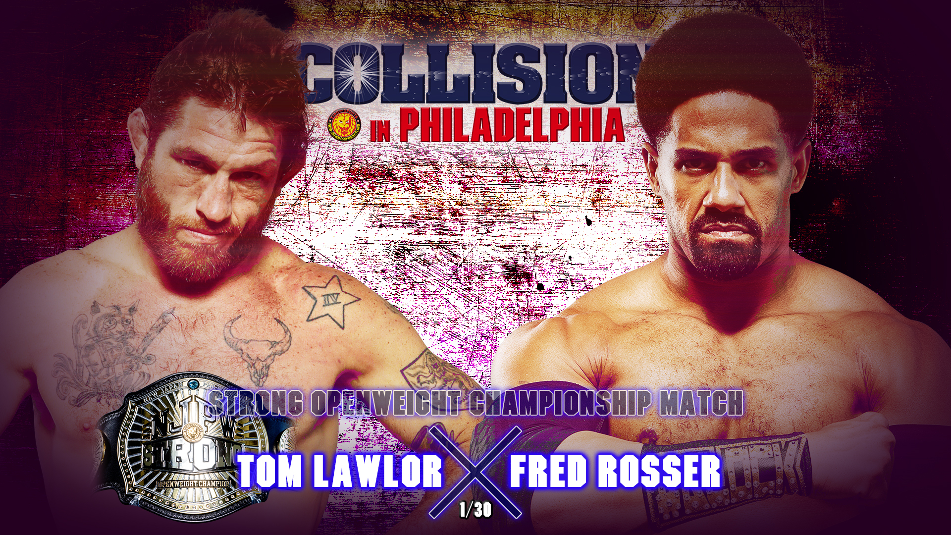 NJPW Strong results: Tom Lawlor vs. Fred Rosser Openweight title match