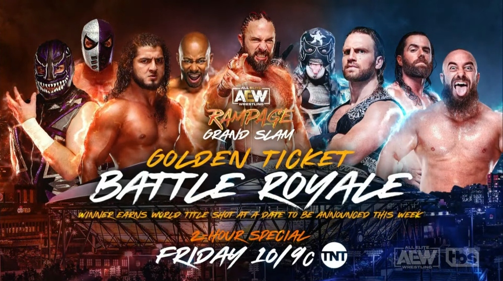 AEW Golden Ticket battle royale winner to get World title shot in October