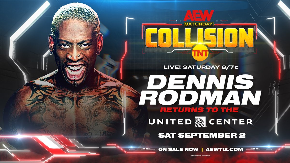Chicago Bulls legend Dennis Rodman to appear on AEW Collision