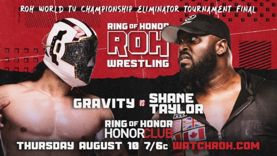Ring of Honor TV live results: Shane Taylor vs. Gravity TV title eliminator finals
