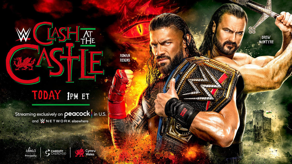WWE Clash at the Castle live results: Roman Reigns vs. Drew McIntyre