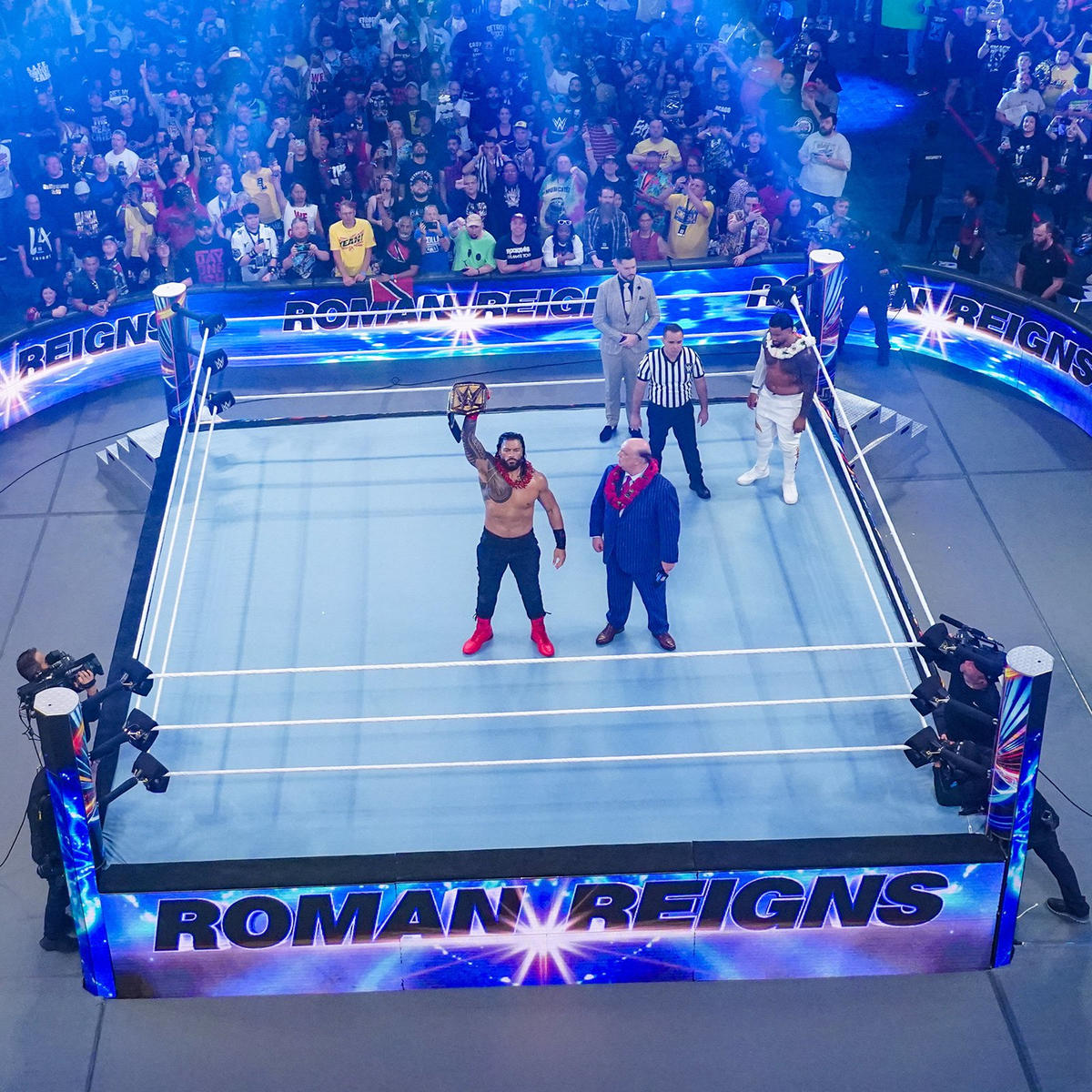 Roman Reigns got hurt early in WWE SummerSlam match