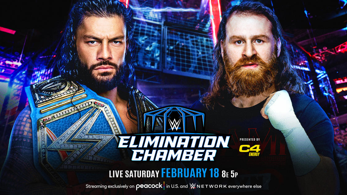 WWE Elimination Chamber live results: Roman Reigns vs. Sami Zayn