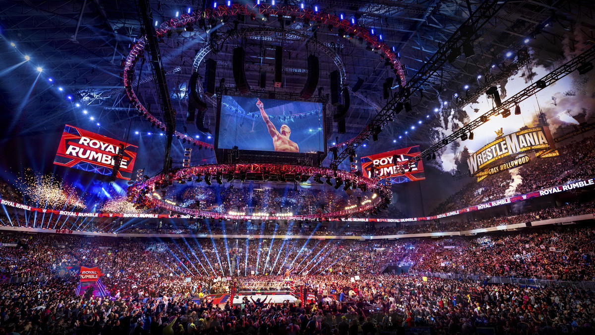WWE Royal Rumble sets live gate, viewership records