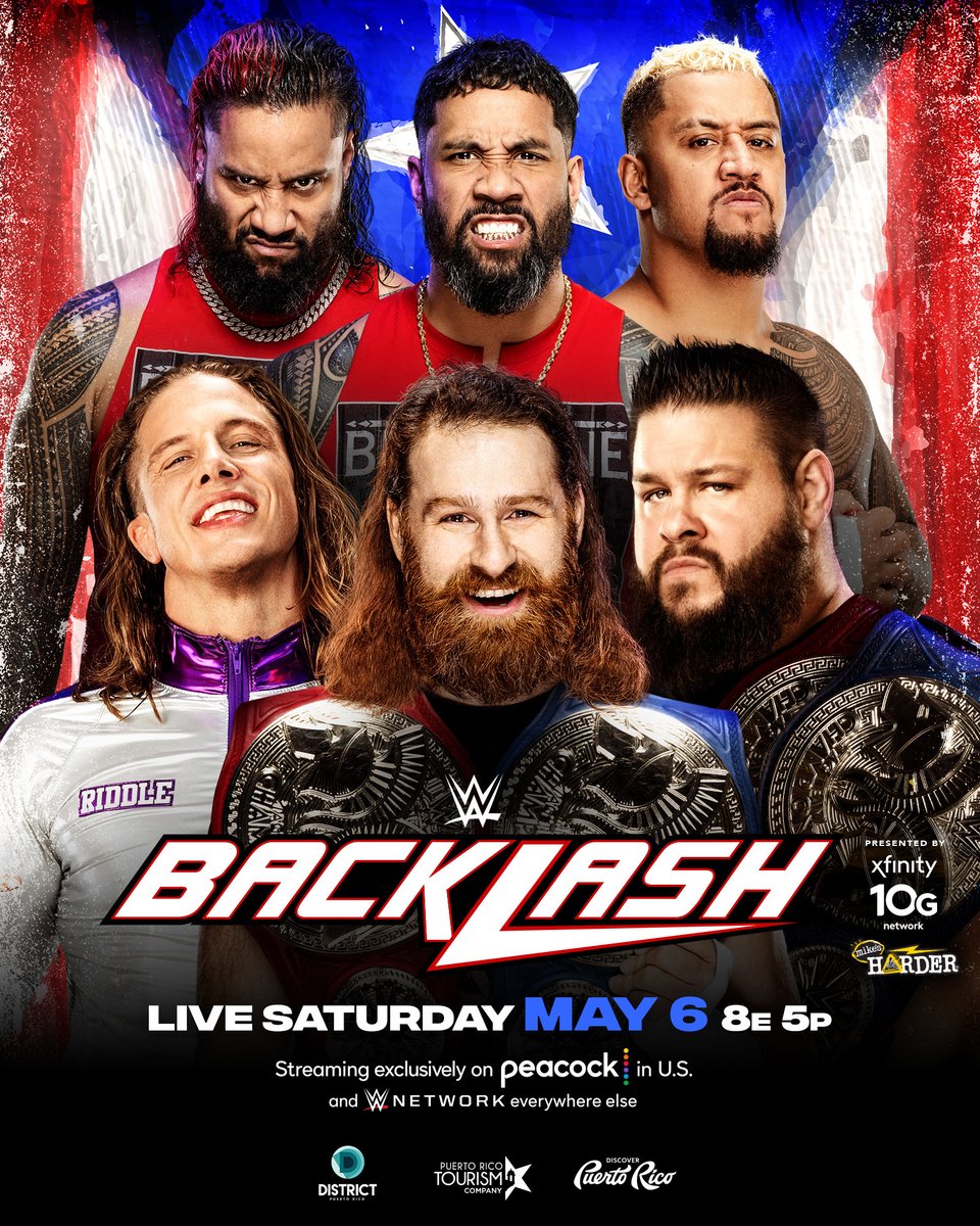 Bloodline vs. Owens, Zayn & Riddle set for WWE Backlash