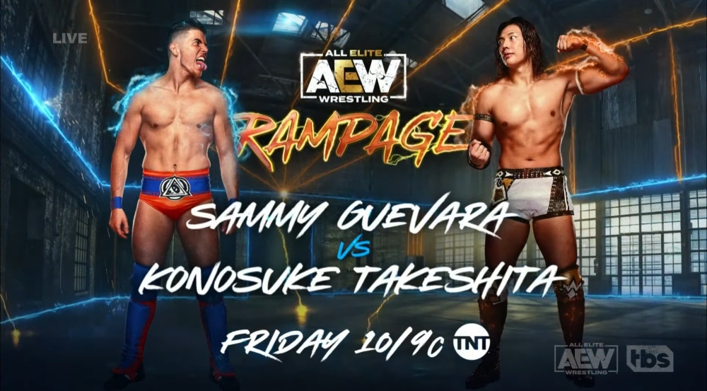 Konosuke Takeshita vs. Sammy Guevara set for AEW Rampage