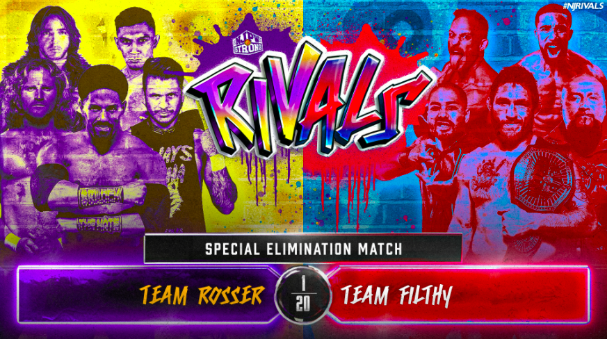 NJPW Strong results: Team Filthy vs. Team Rosser elimination match