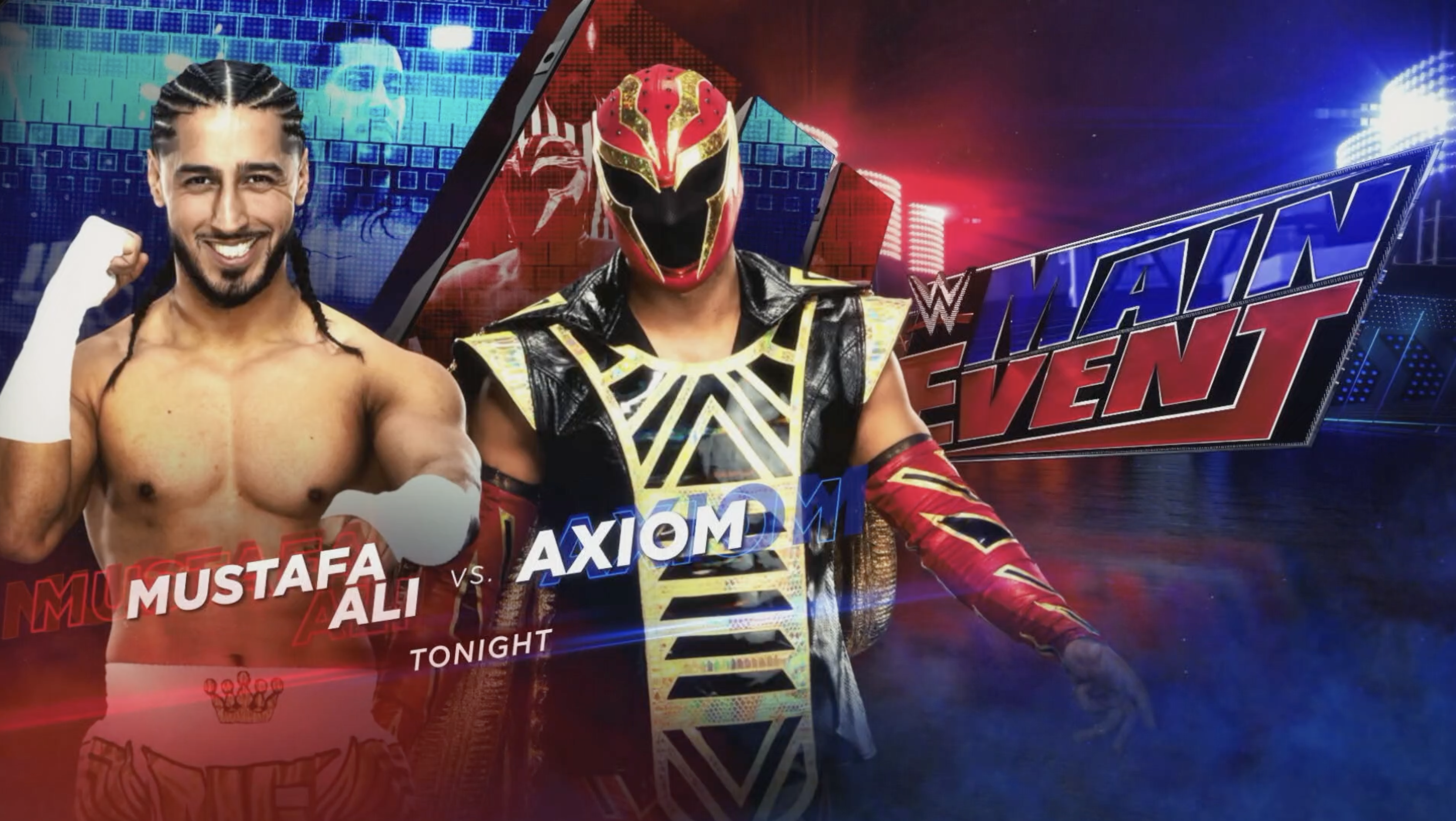 WWE Main Event results: Axiom vs. Mustafa Ali, Andre Chase in action