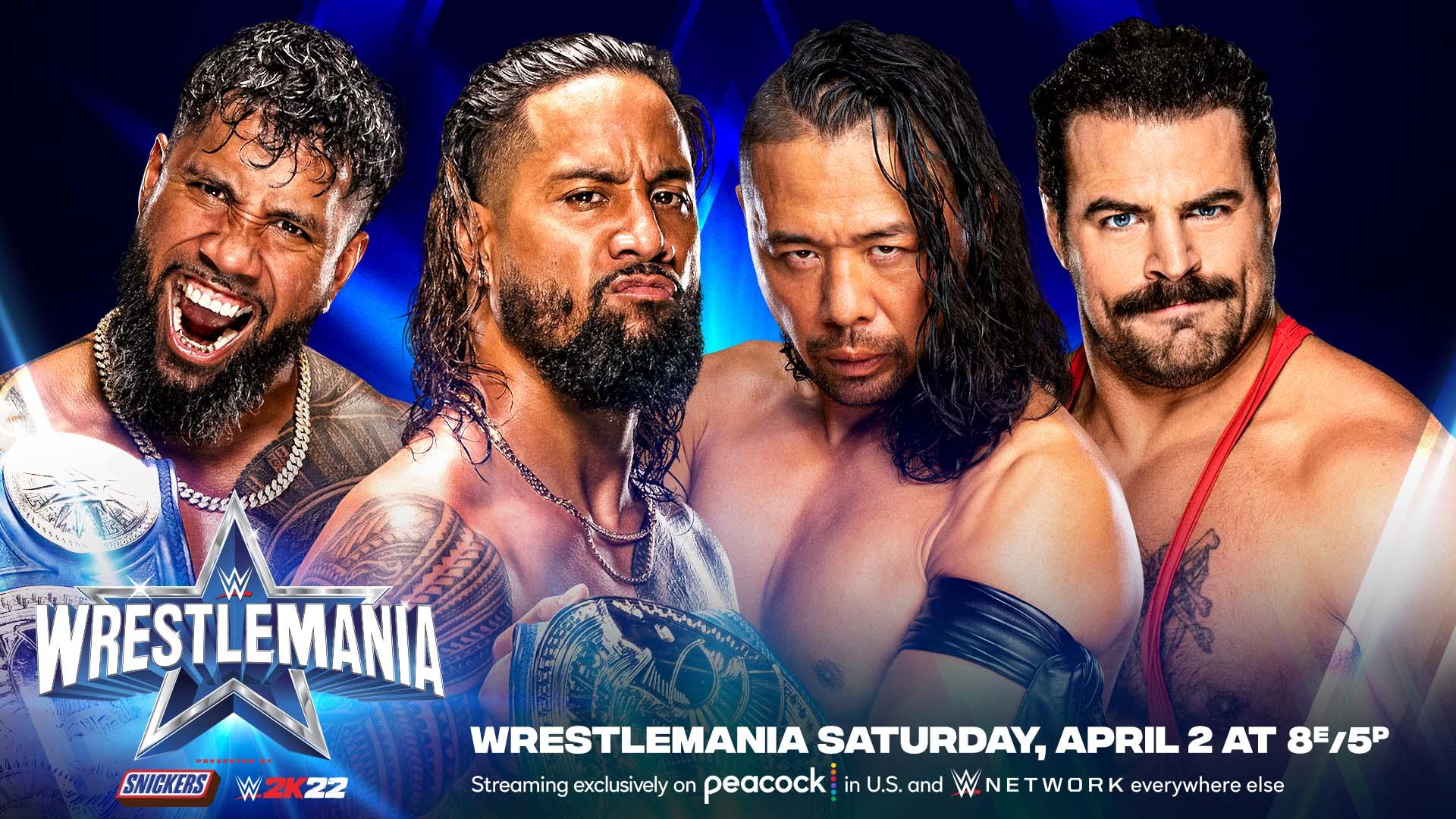SmackDown Tag Team title match set for WWE WrestleMania 38 night one