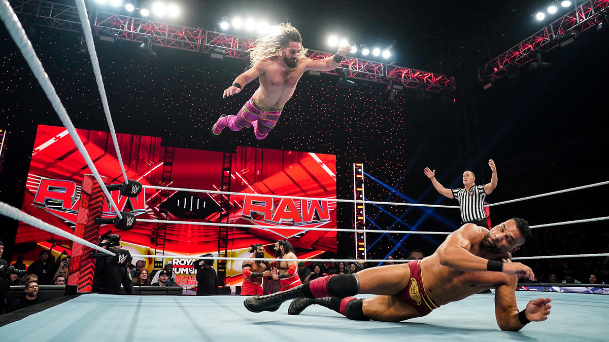 The Big Vinny V Show: WWE Raw with Seth Rollins vs. Jinder Mahal