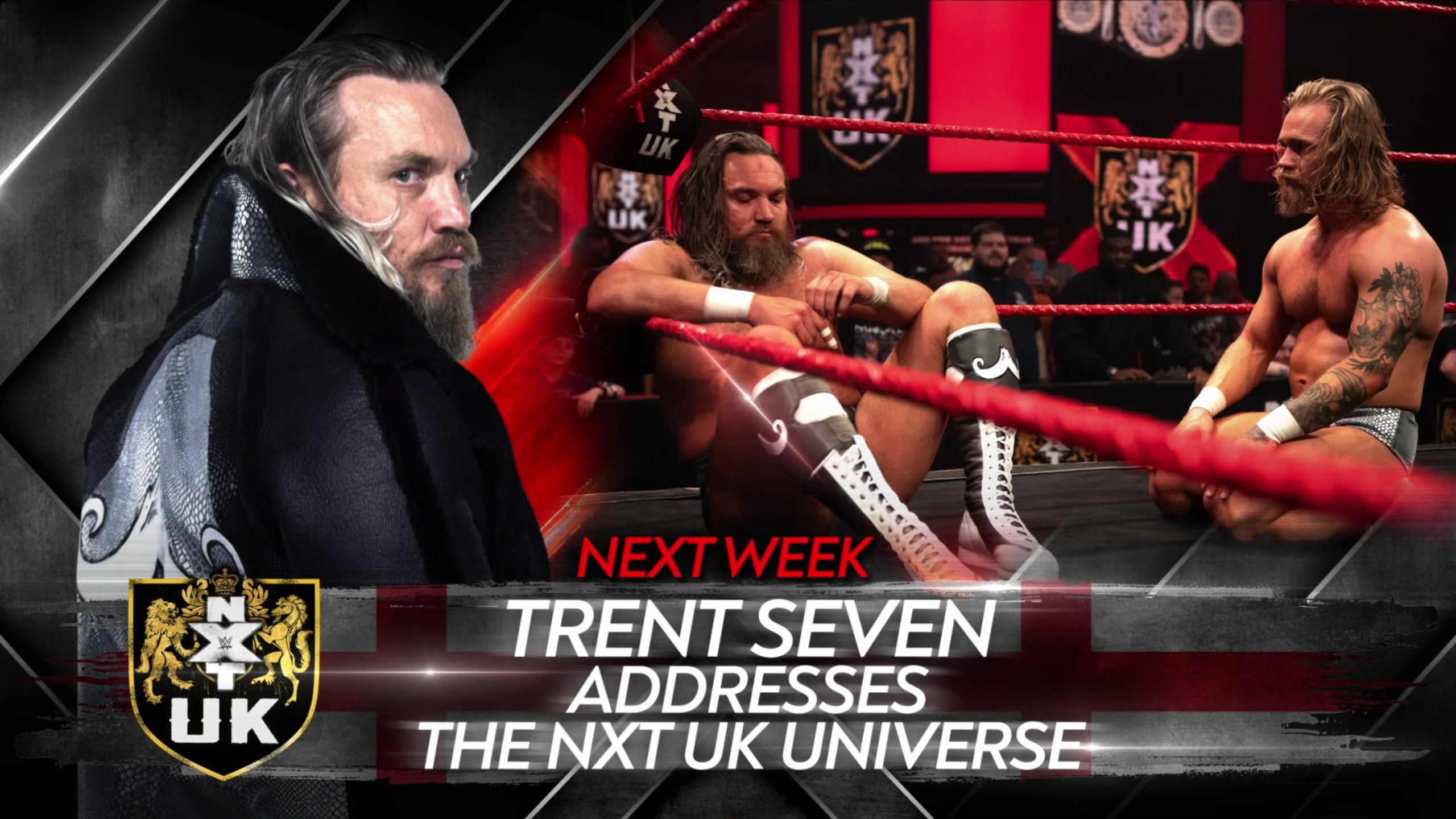 Trent Seven to ‘address the NXT UK Universe’ next week