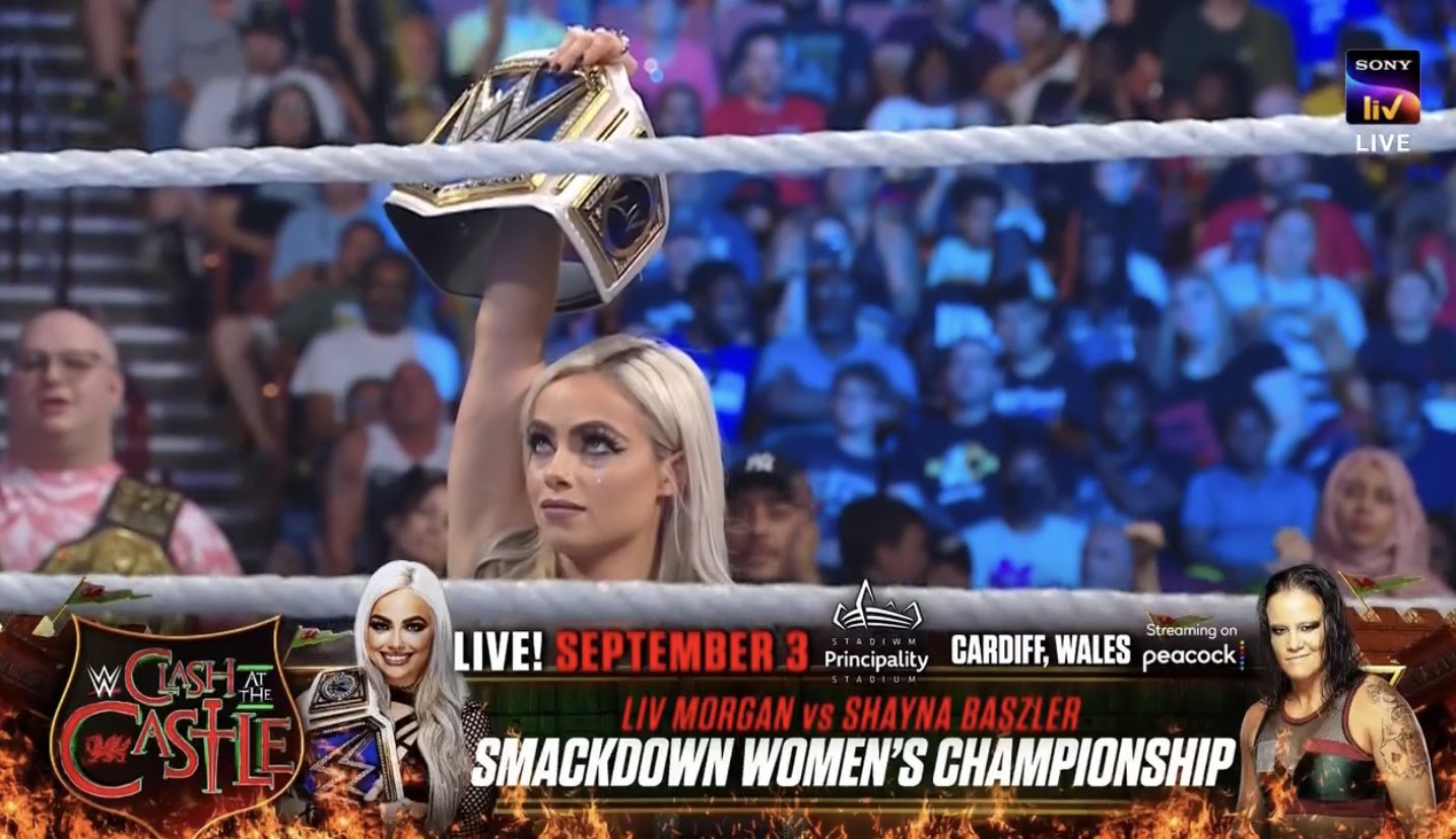 SmackDown Women’s title match set for WWE Clash at the Castle