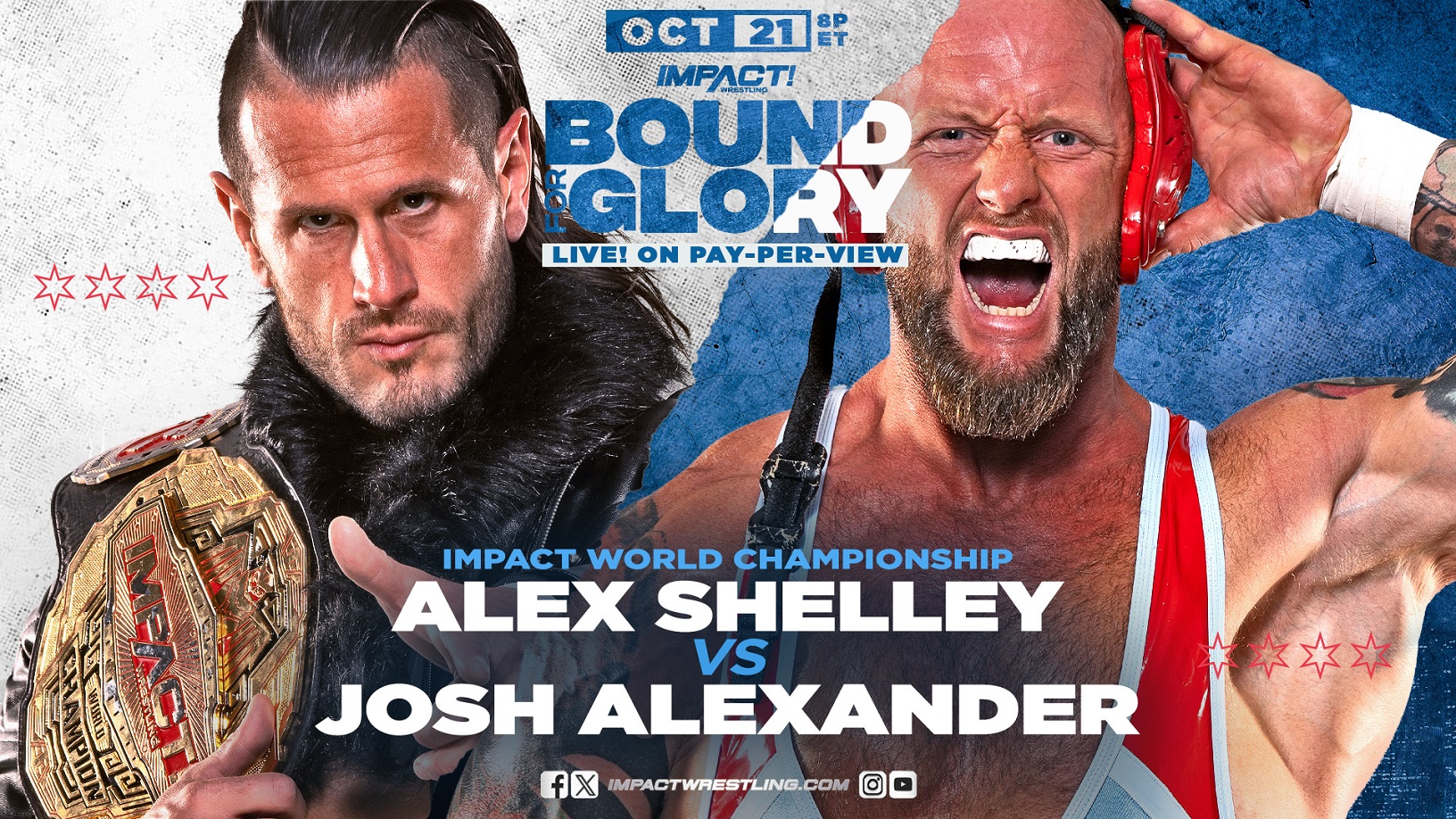 Impact Bound for Glory live results: Alex Shelley vs. Josh Alexander