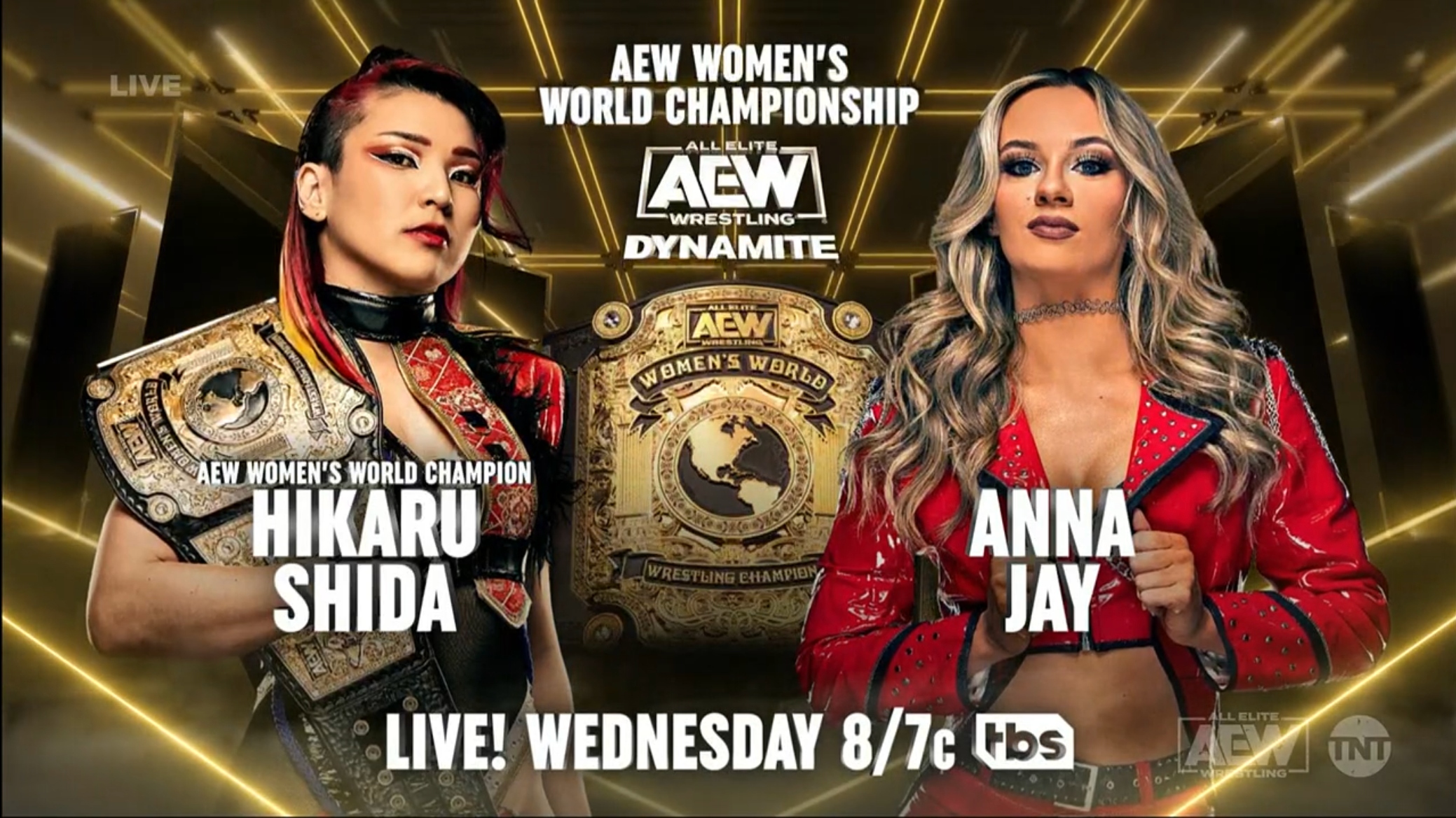 Hikaru Shida vs. Anna Jay Women’s title match added to AEW Dynamite