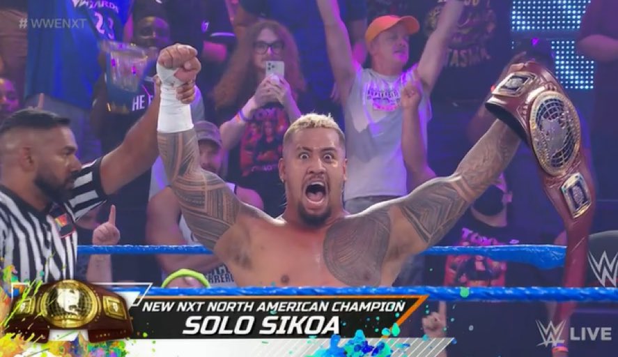 Solo Sikoa wins North American title on WWE NXT