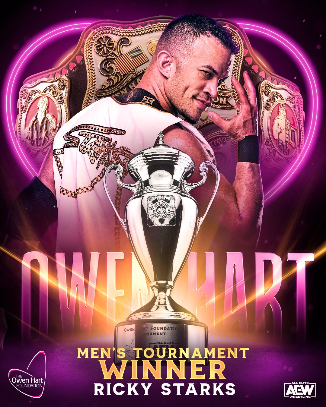 Ricky Starks wins men’s AEW Owen Hart Foundation tournament