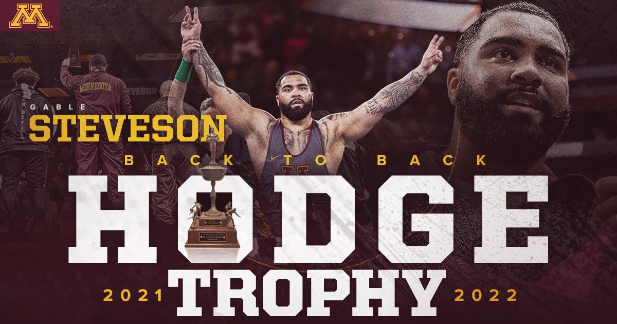 WWE’s Gable Steveson wins second consecutive Dan Hodge Trophy