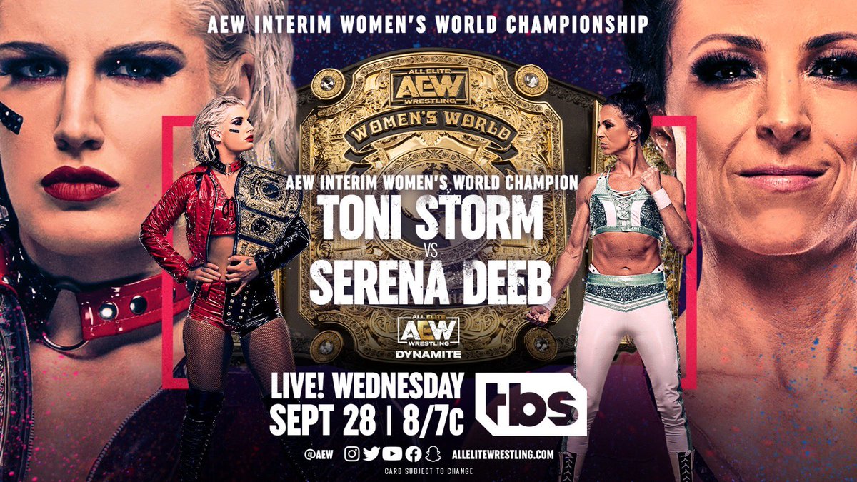 Interim Women’s title match added to AEW Dynamite