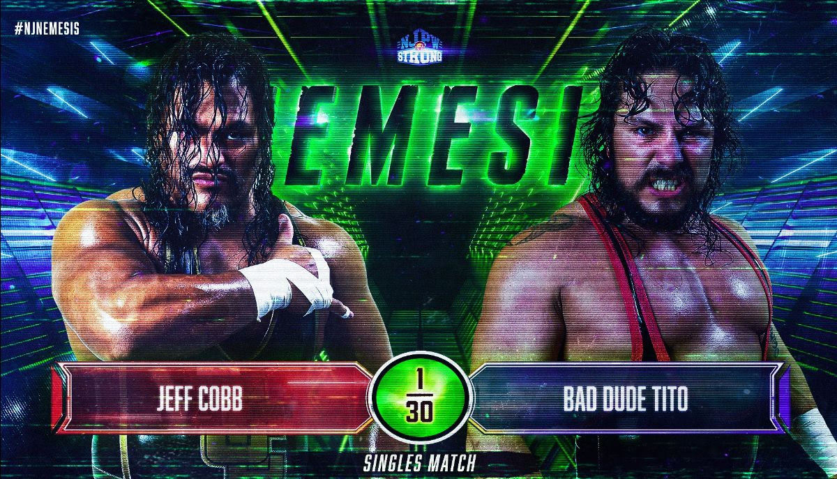 NJPW Strong results: Jeff Cobb vs. Bad Dude Tito