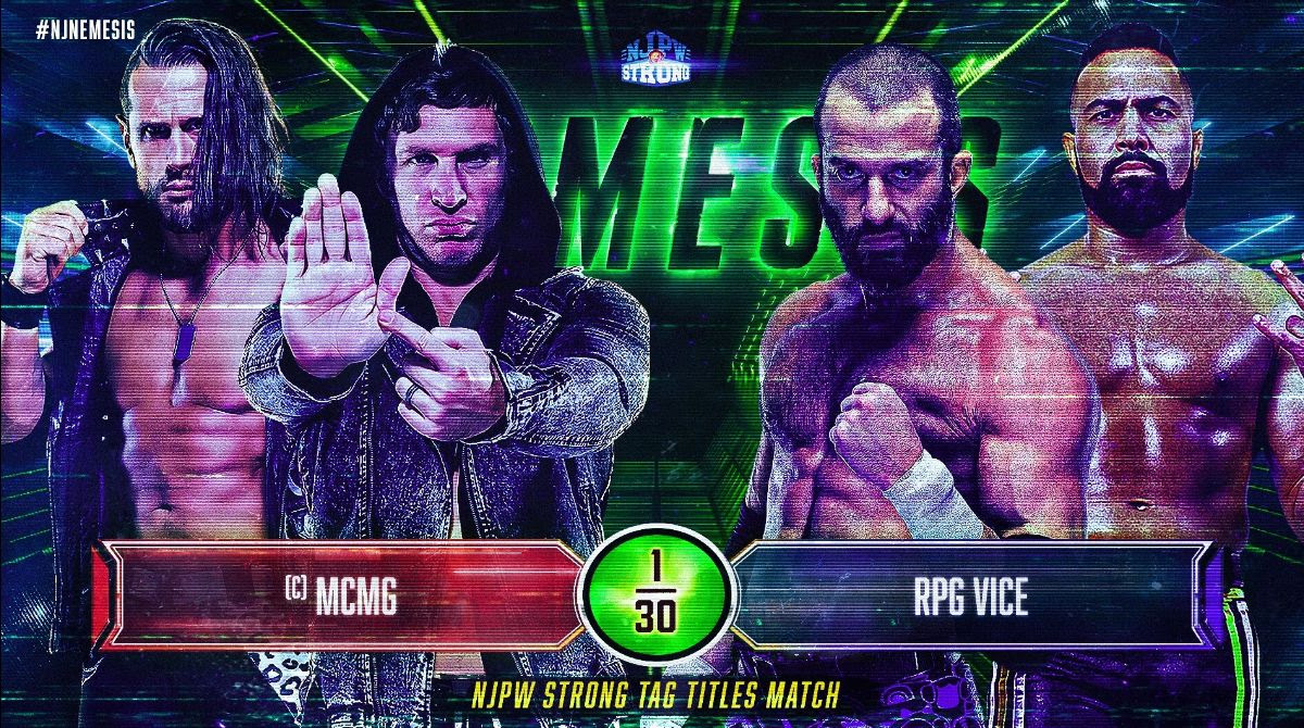 NJPW Strong results: Motor City Machine Guns vs. Roppongi Vice