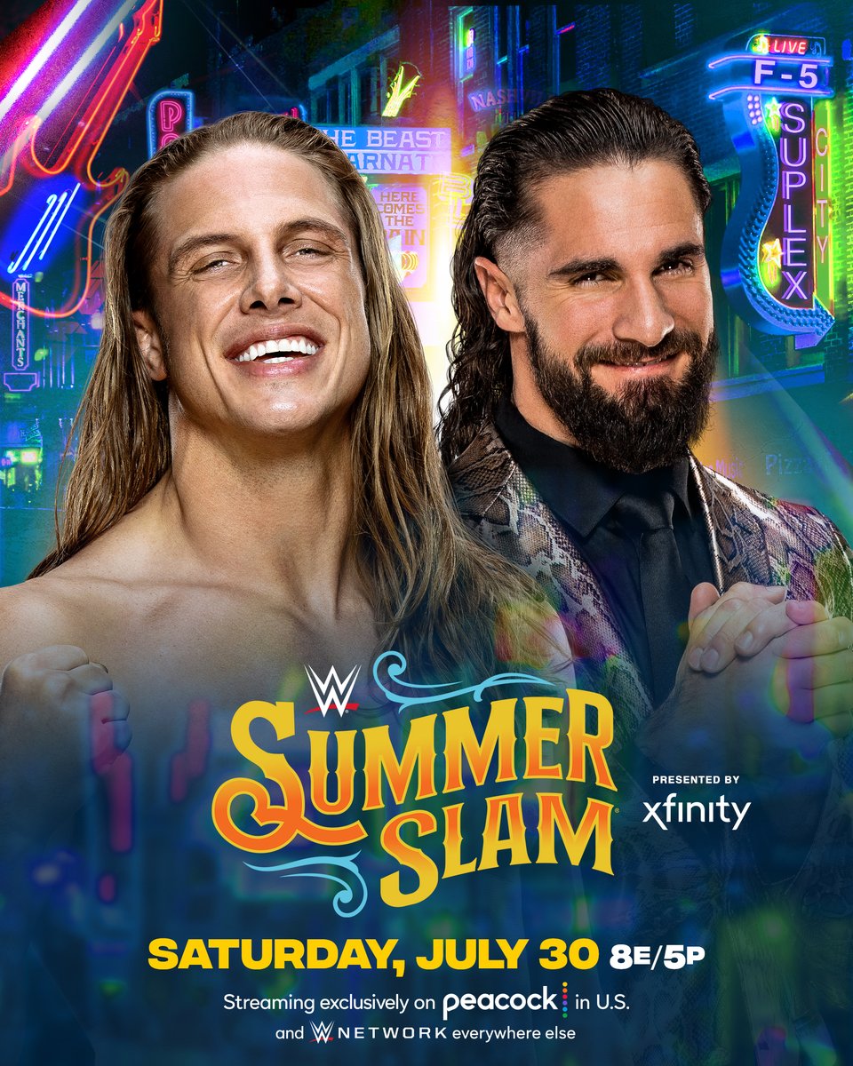 Seth Rollins vs. Riddle announced for WWE SummerSlam