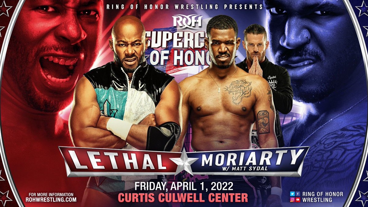 Jay Lethal vs. Lee Moriarty announced for ROH Supercard of Honor