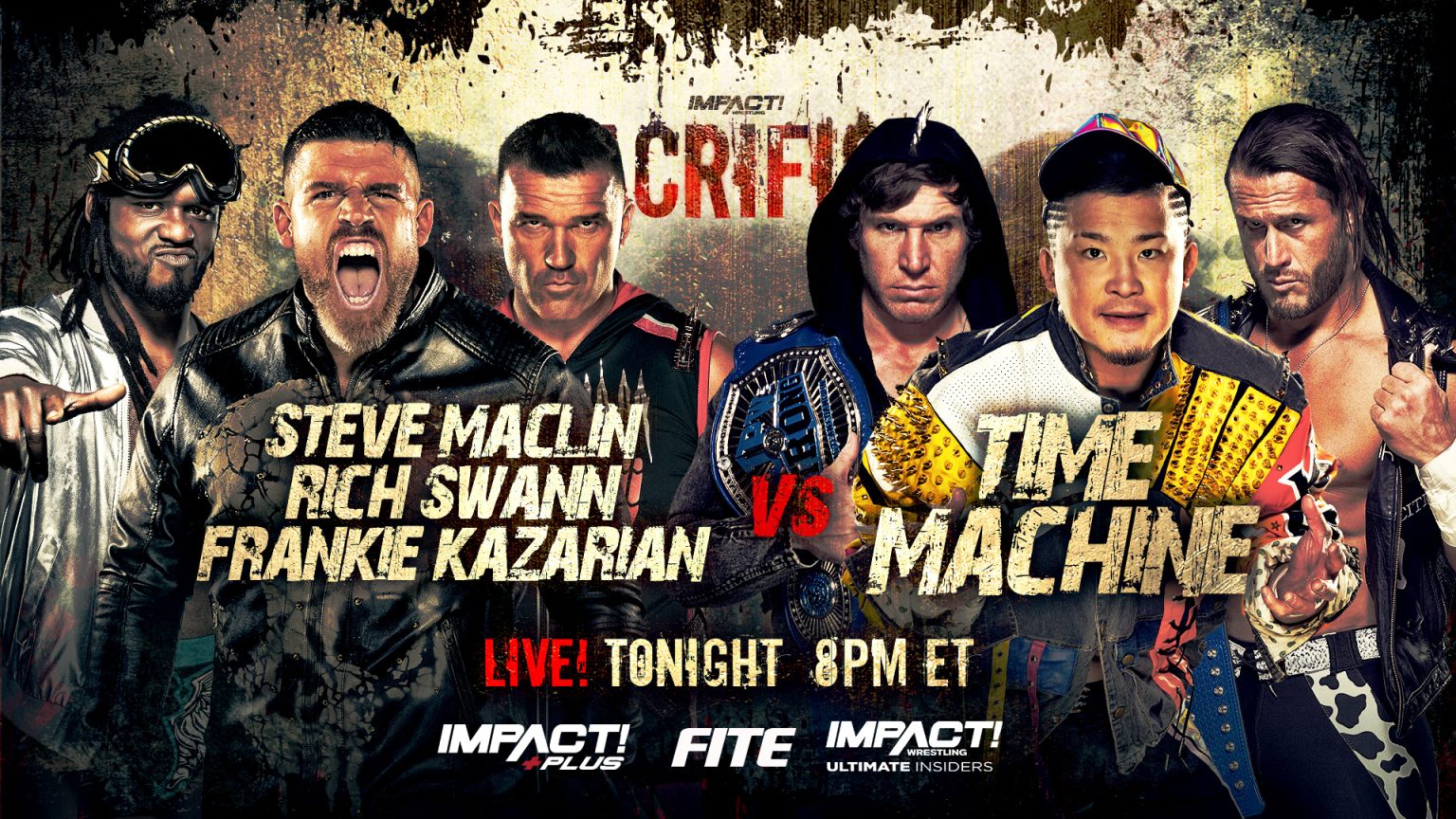 Impact Sacrifice live results: Trios tag team main event