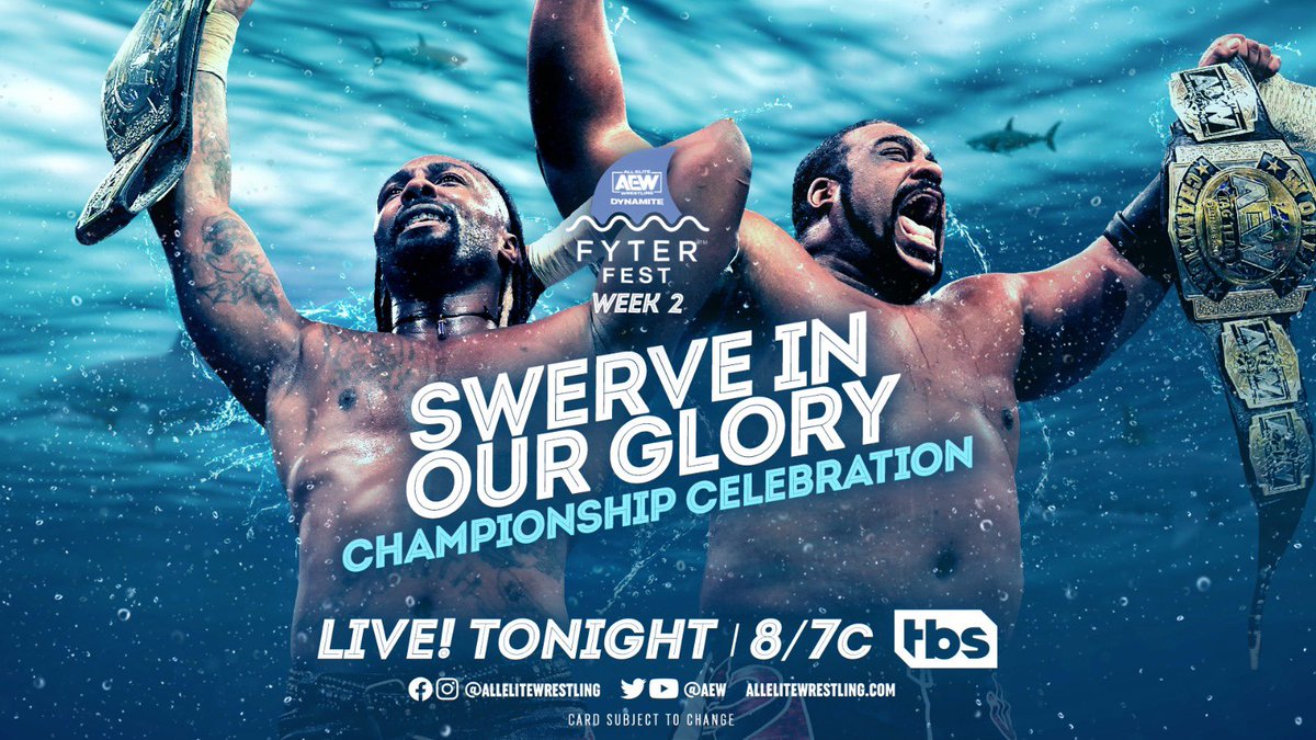 Swerve in our Glory championship celebration set for AEW Dynamite