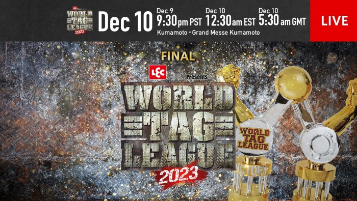 NJPW reveals full card for World Tag League 2023 finals