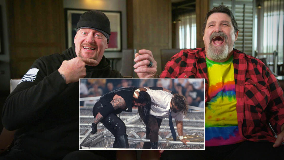 The Undertaker & Mick Foley rewatch iconic WWE Hell in a Cell match