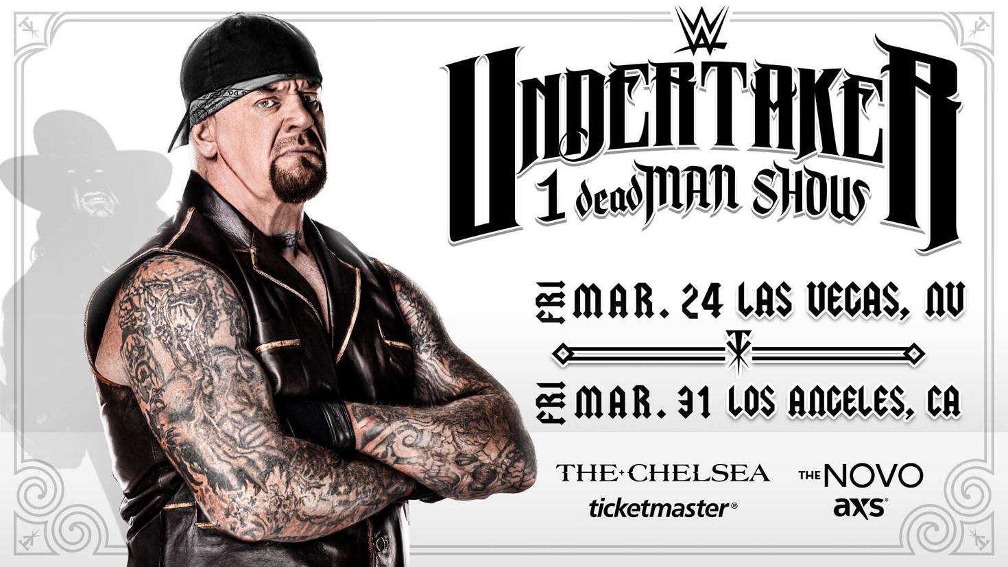 WWE announces Undertaker one-man shows for Las Vegas, Los Angeles