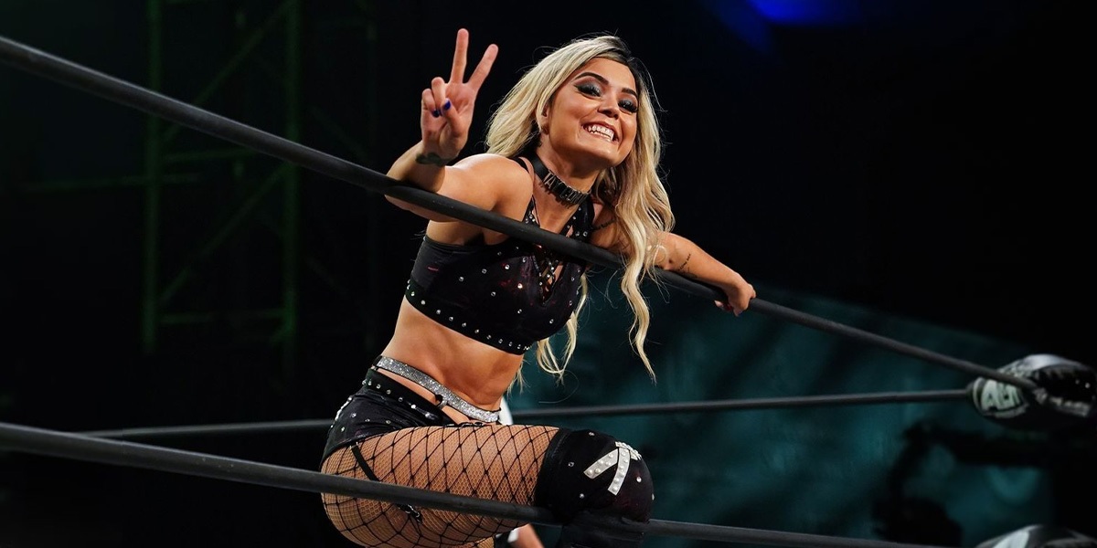 AEW’s Tay Melo out of action due to back protrusion