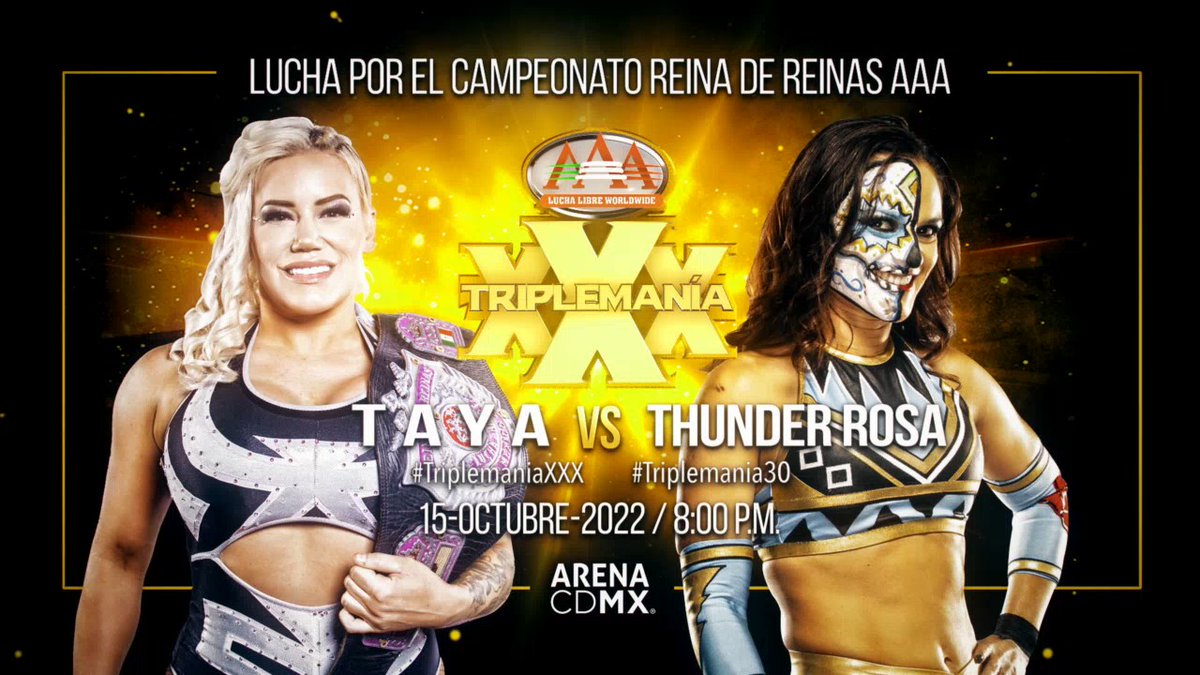Thunder Rosa to challenge for women’s title at AAA Triplemania: Mexico City