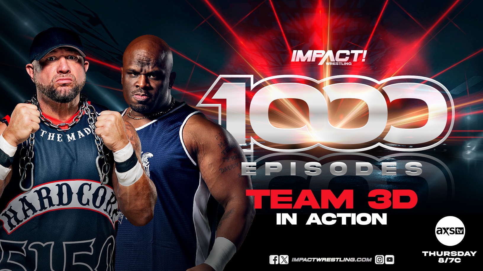 Impact Wrestling 1000 live results: Dudley Boyz in action, Feast or Fired match