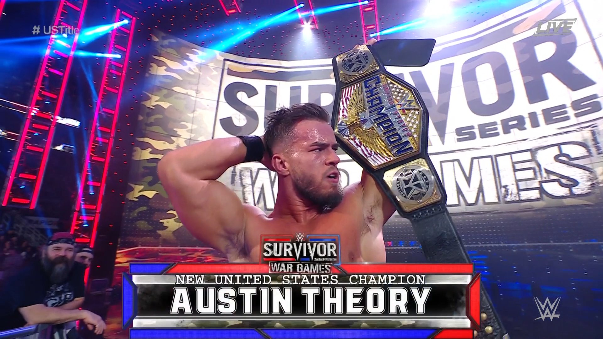 Austin Theory wins United States title at WWE Survivor Series WarGames