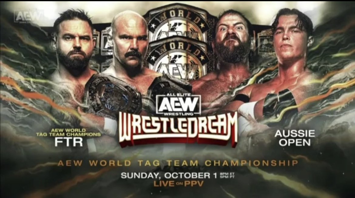 FTR vs. Aussie Open added to AEW WrestleDream