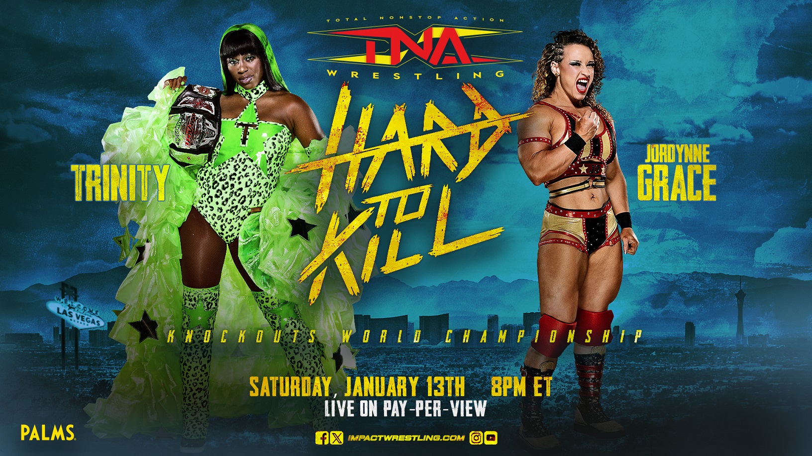 Knockouts title match official for TNA Hard to Kill 2024