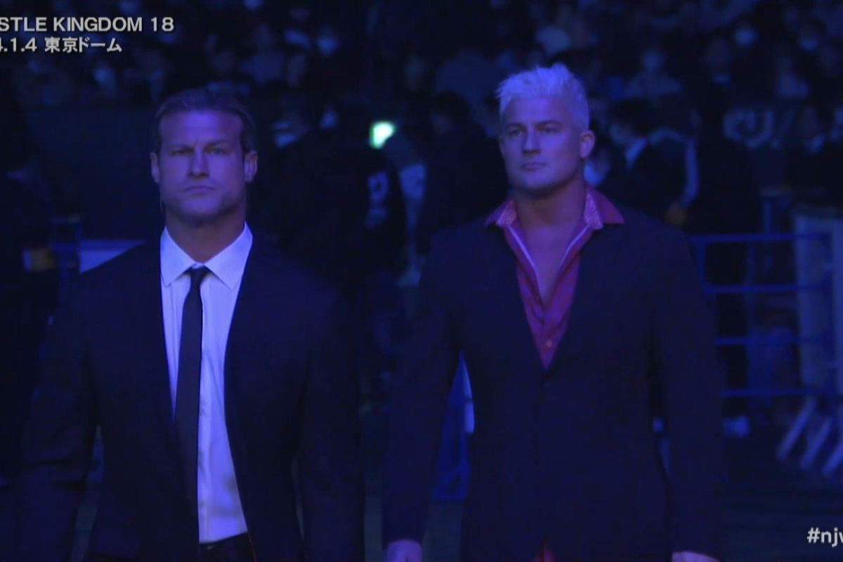 Dolph Ziggler & Ryan Nemeth appear at NJPW Wrestle Kingdom 18