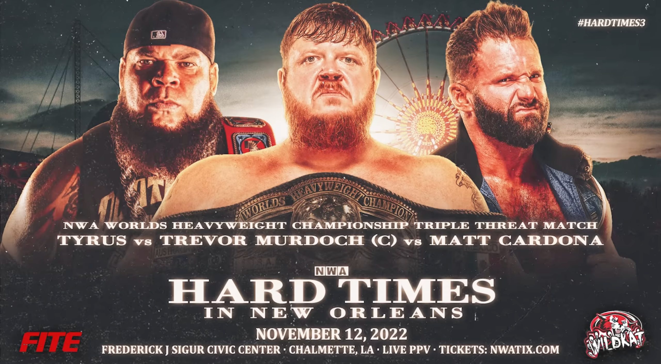 NWA Hard Times 3 live results: Trevor Murdoch vs. Tyrus vs. Matt Cardona