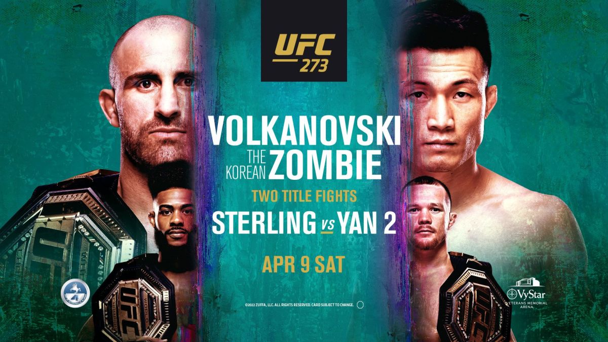 UFC 273 live results: Two title fights, Burns vs. Chimaev
