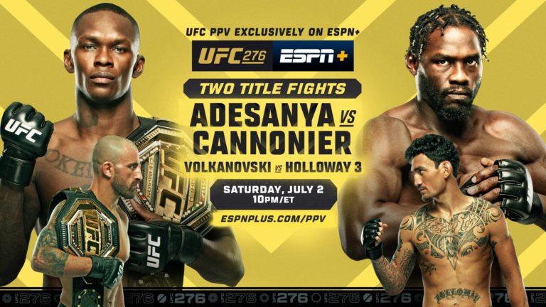 UFC 276 live results: Adesanya vs. Cannonier, Volkanovski vs. Holloway 3