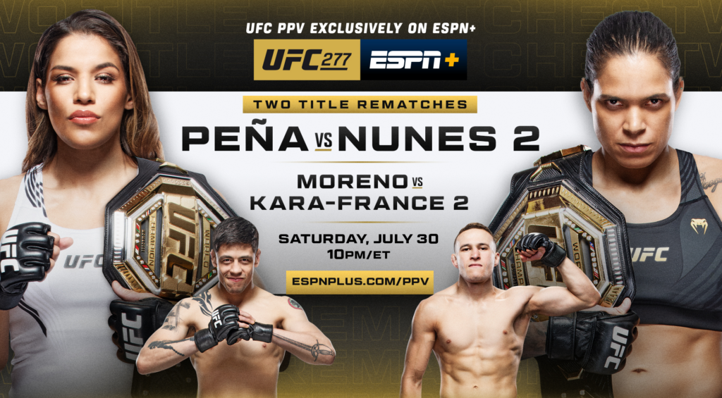 UFC 277 live results: Julianna Pena vs. Amanda Nunes 2