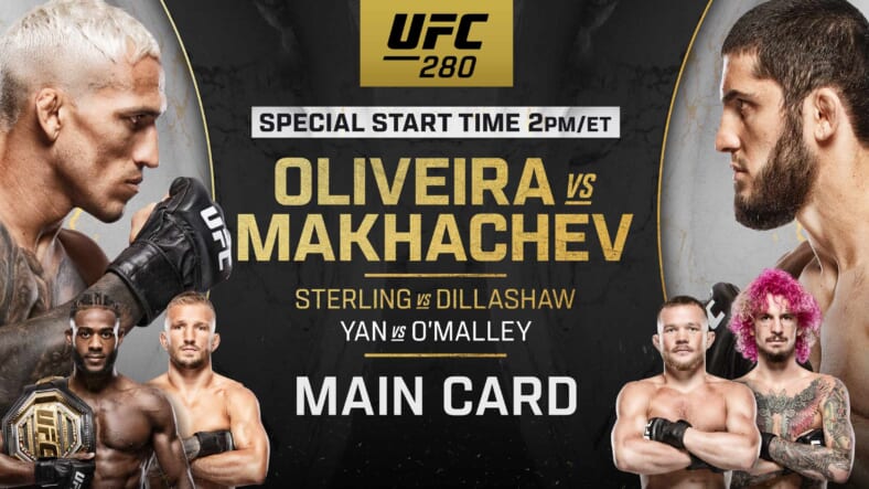 UFC 280 live results: Oliveira vs. Makhachev, Sterling vs. Dillashaw