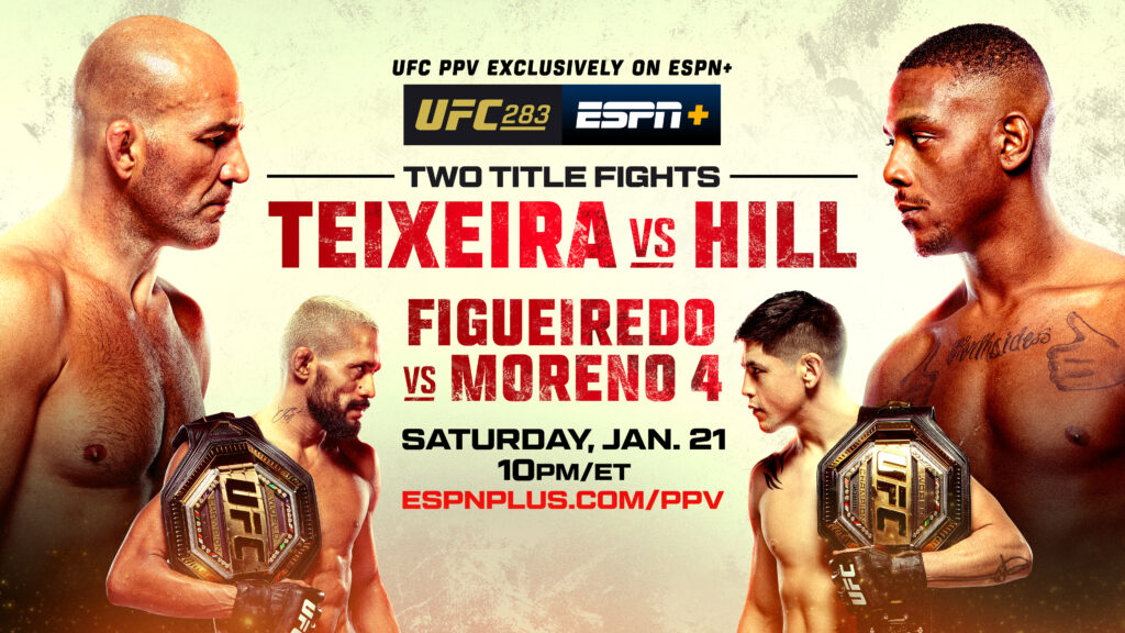 UFC 283 live results: Teixeira vs. Hill, Figueiredo vs. Moreno 4