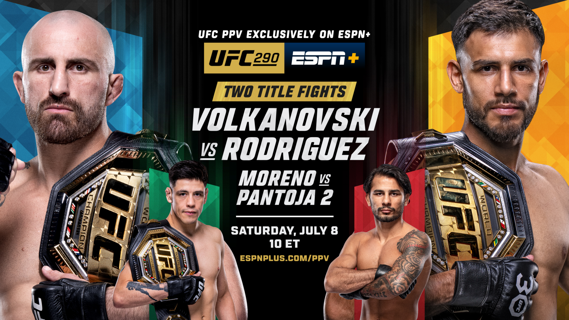 UFC 290 live results: Alexander Volkanovski vs. Yair Rodriguez